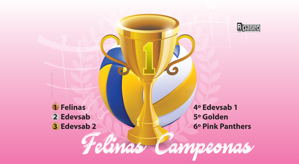 Campeonas Felinas voleibol feb 2018