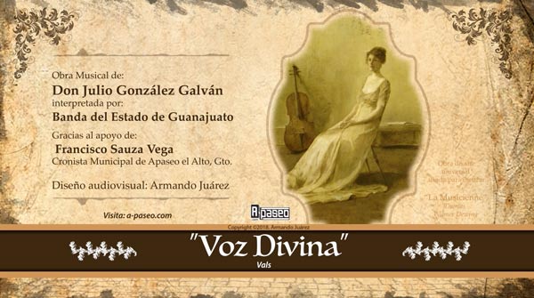 voz divina: portada